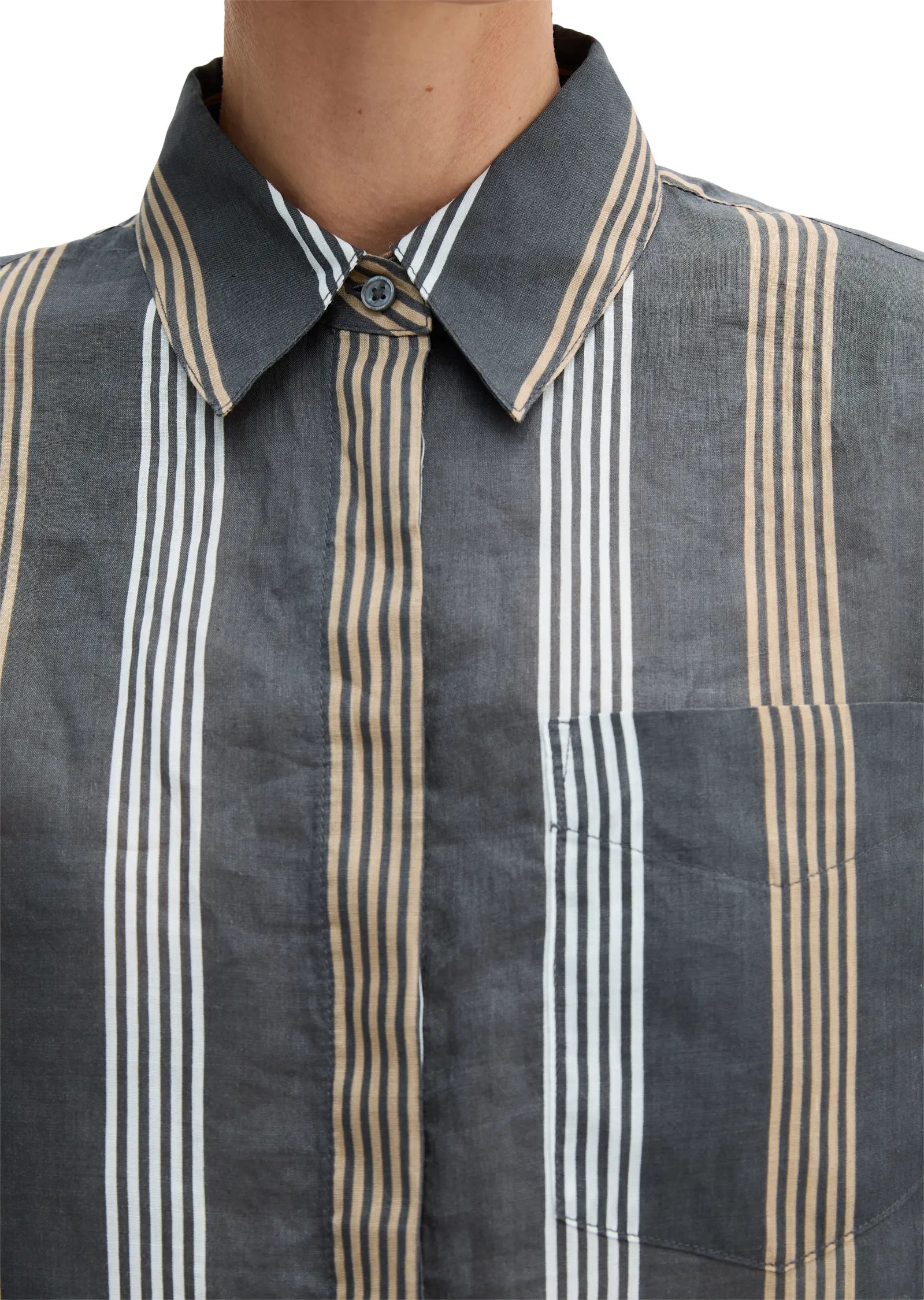 Bluse gestreift Regular Fit