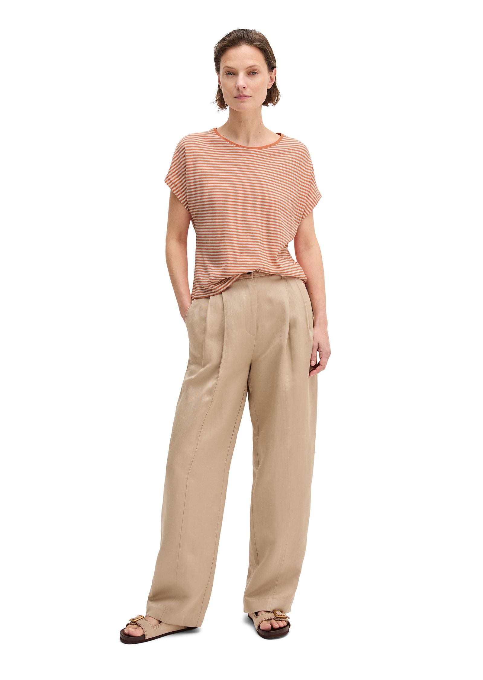T-Shirt gestreift Regular Fit