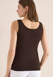Basic Top aus reiner Baumwolle