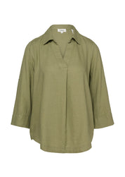 Leinenbluse Regular Fit