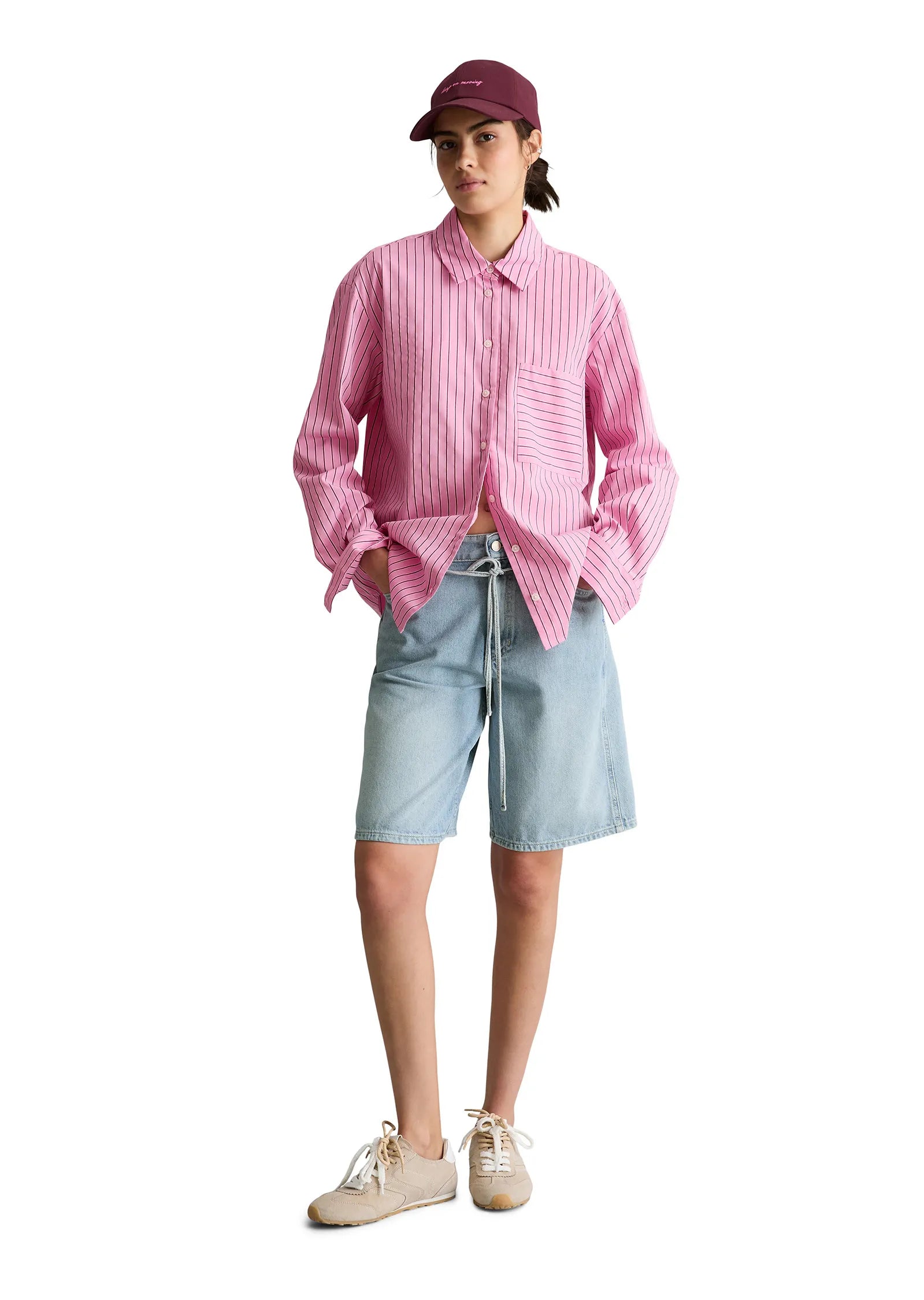 Bluse aus Baumwollmix