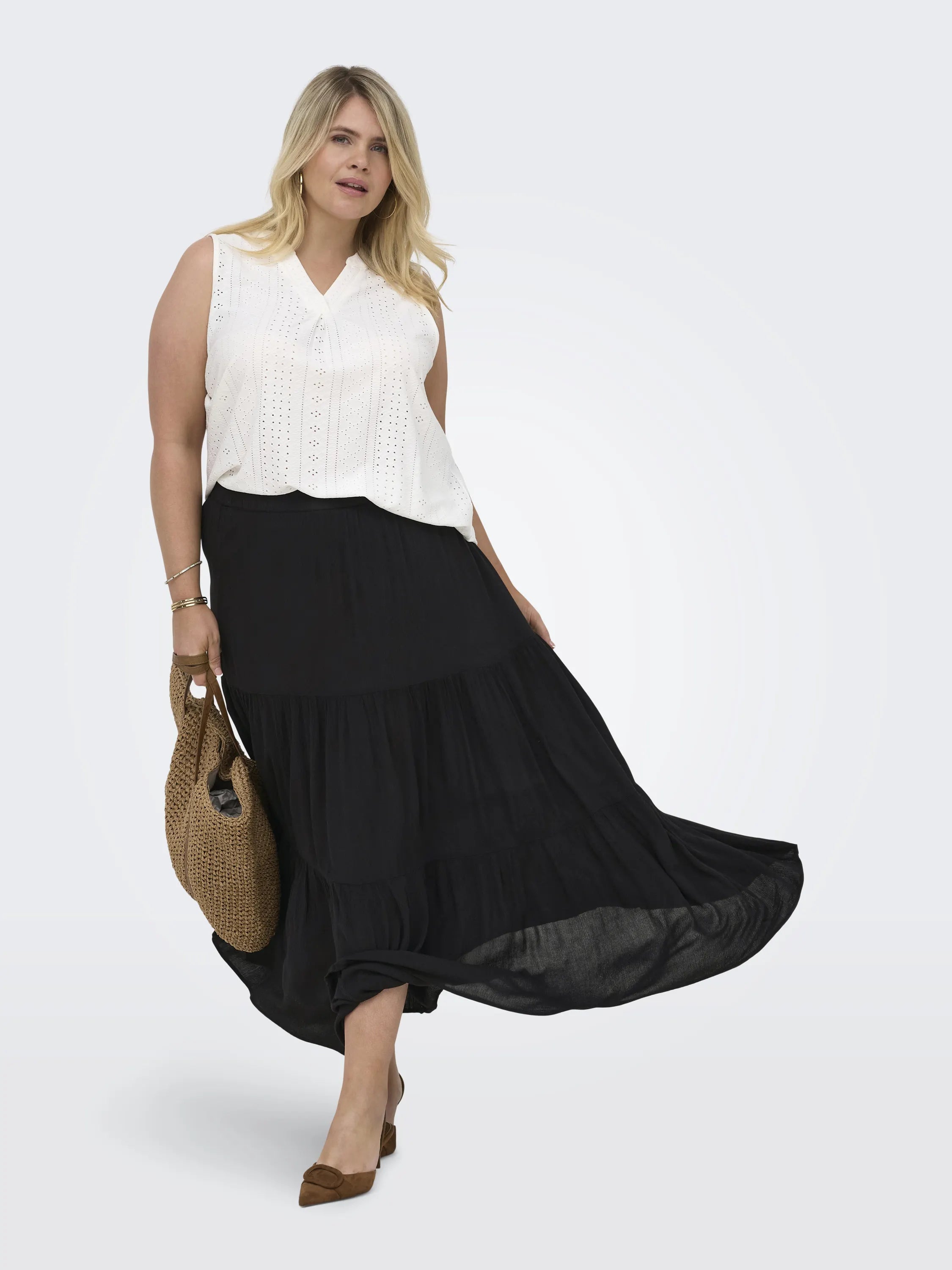 Rock Maxi aus Viskose
