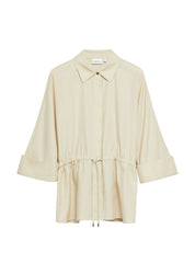 Bluse aus Leinenmix