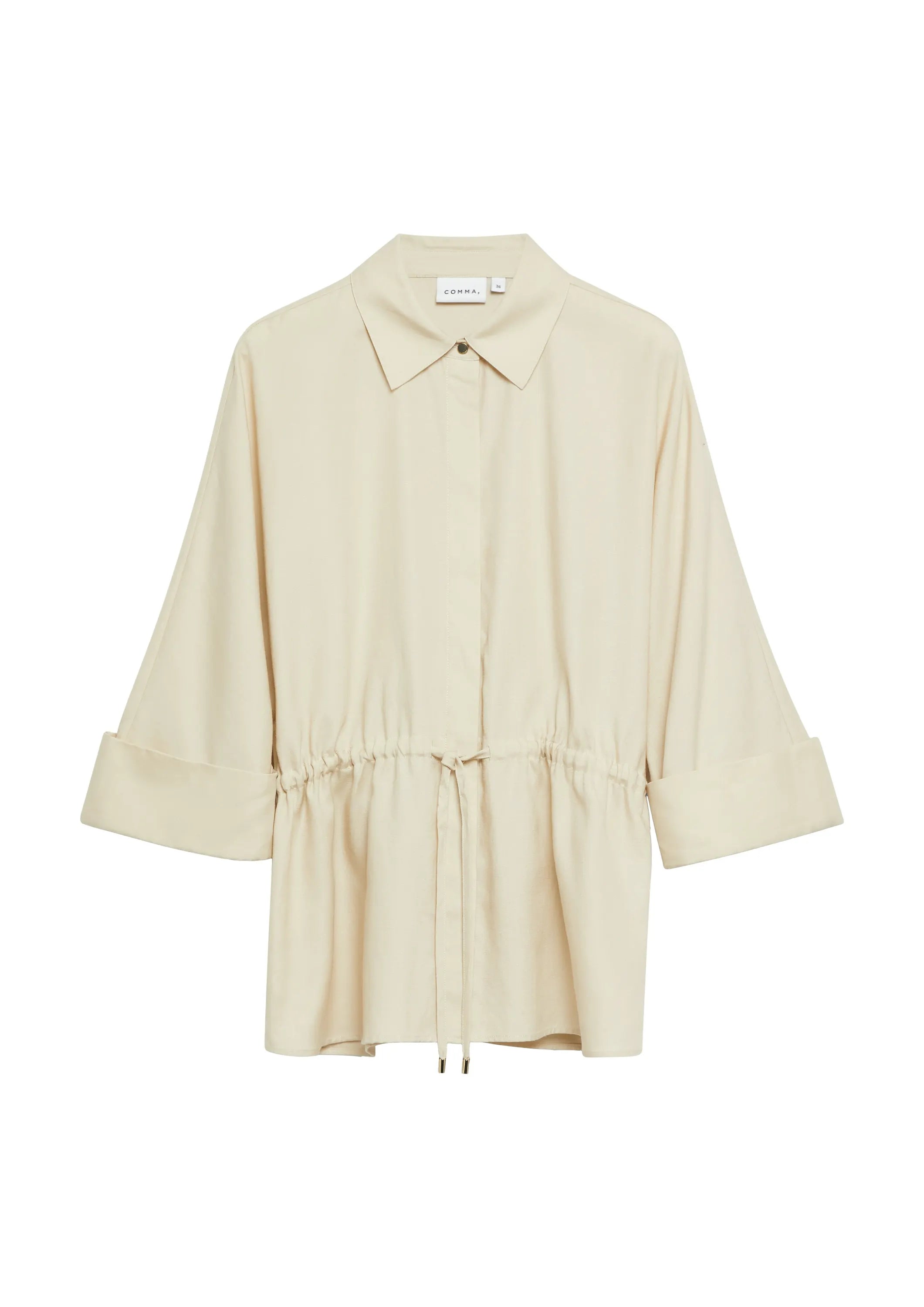 Bluse aus Leinenmix