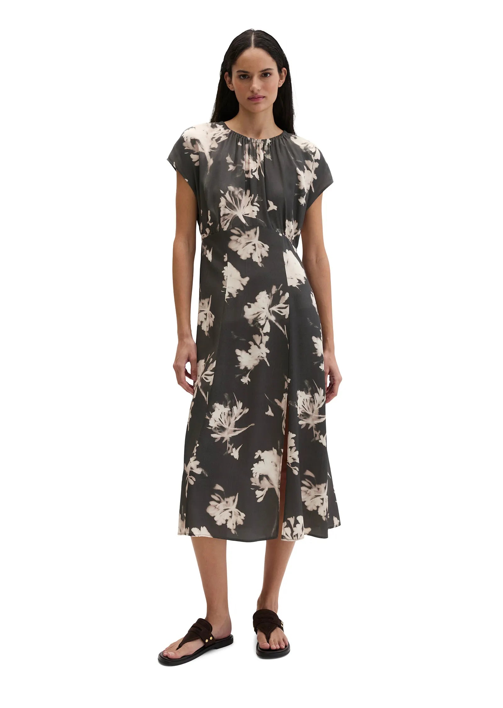 Freizeitkleid Midi aus Viskose