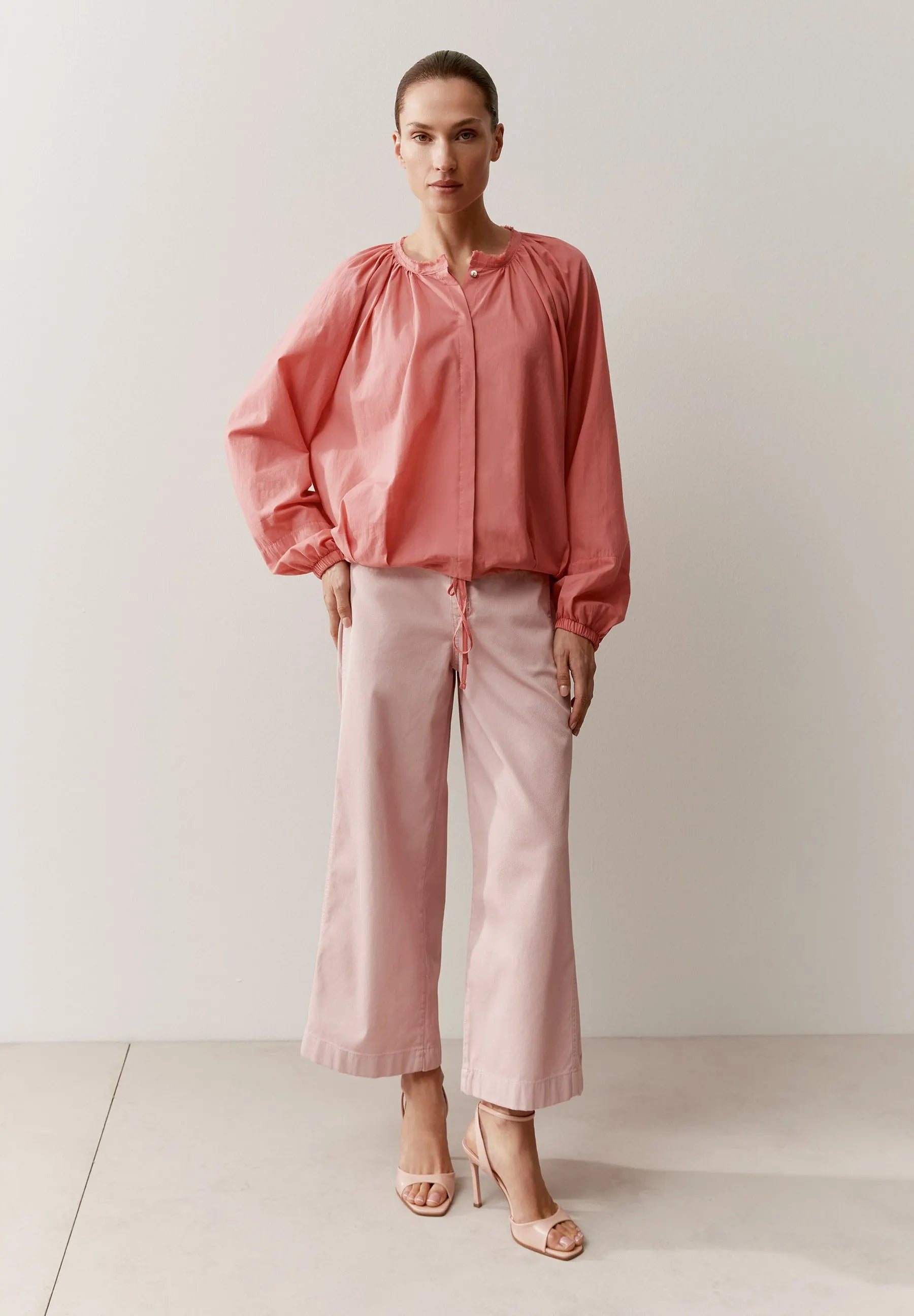 Bluse oversized aus Baumwolle