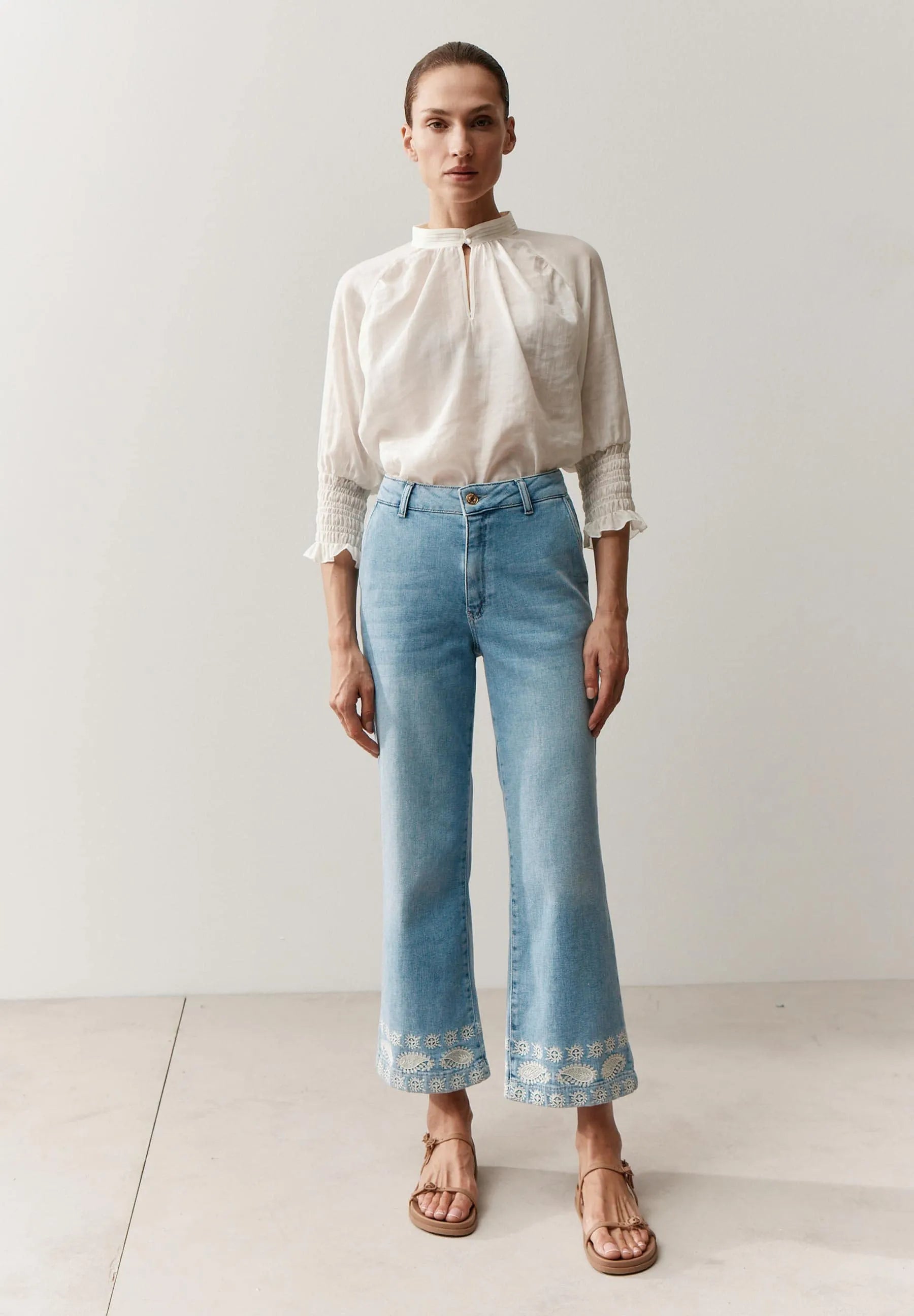 Jeans Regular Fit aus Baumwollmix
