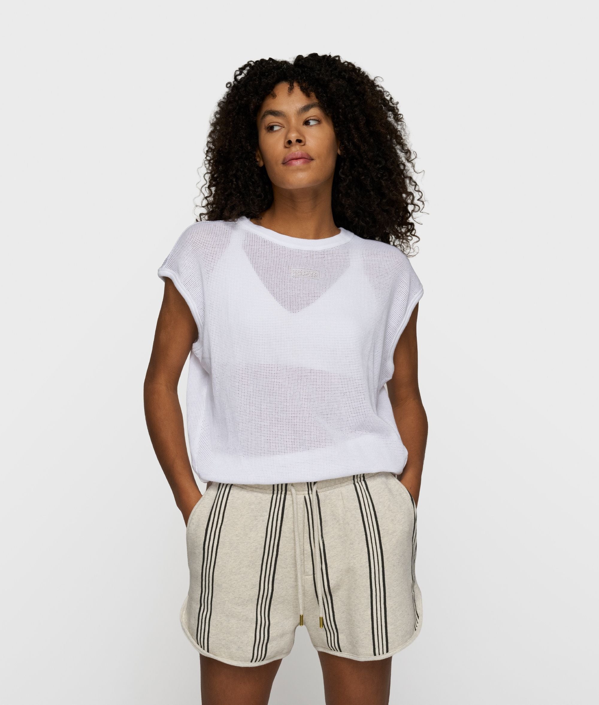Strickpullunder aus Baumwoll-Mesh