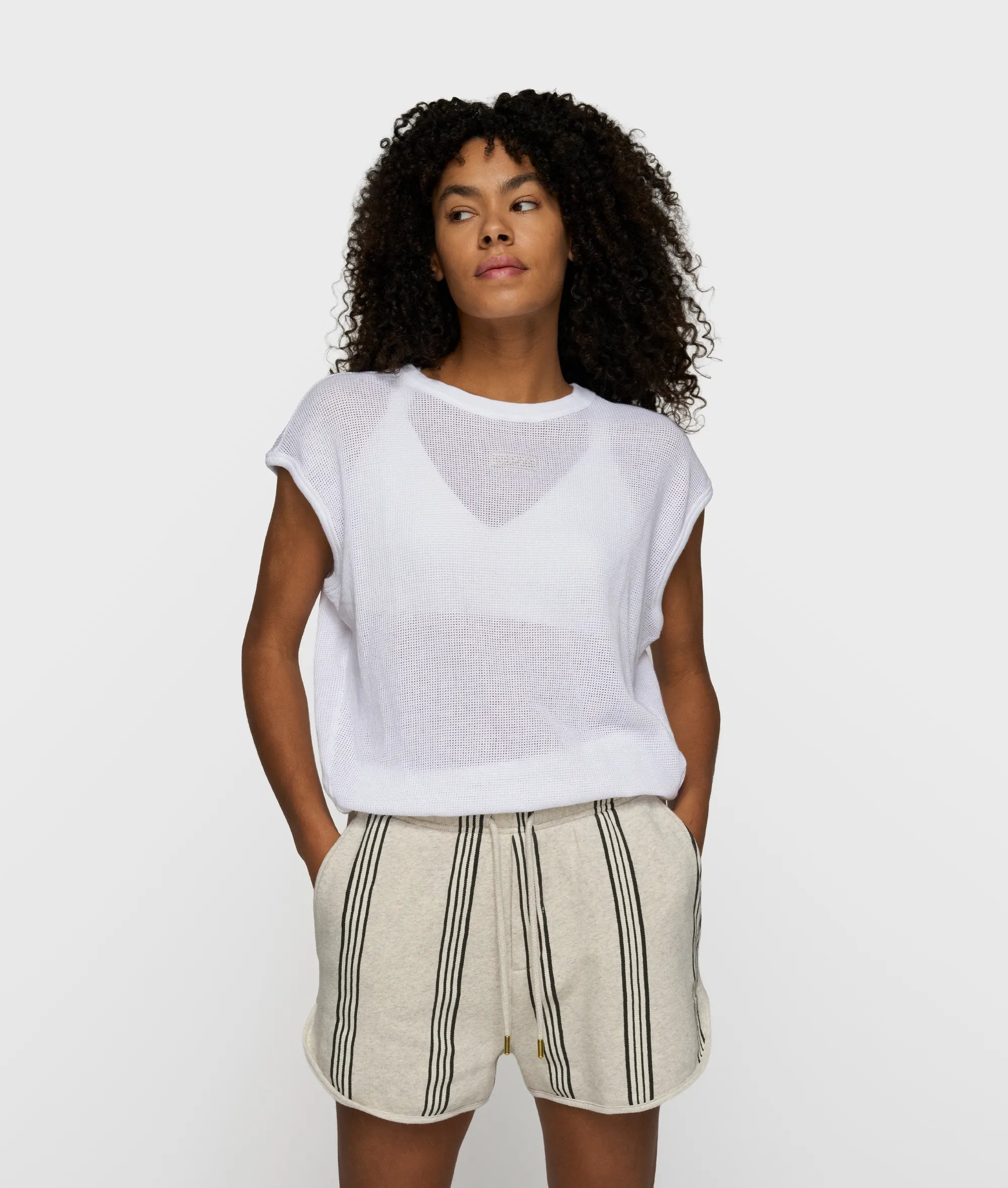 Strickpullunder aus Baumwoll-Mesh