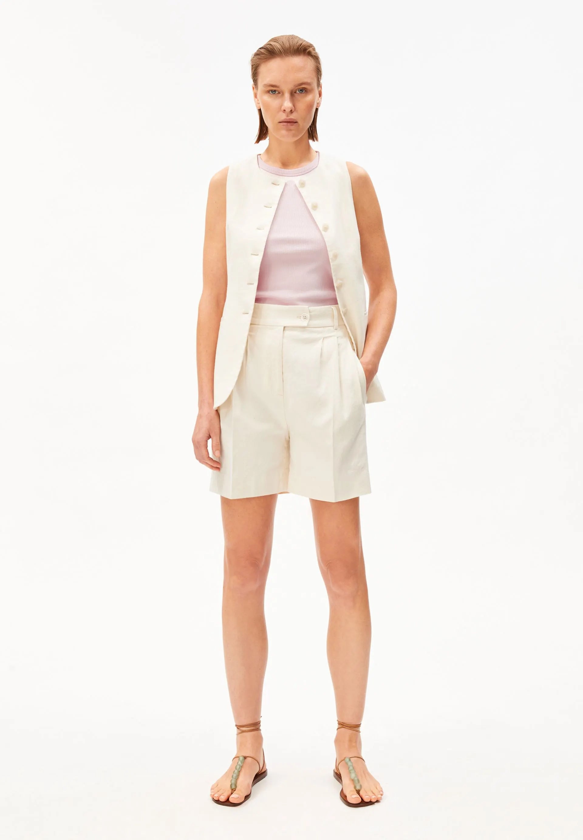 Shorts LINEN BLEND KAAYUA Wide Leg