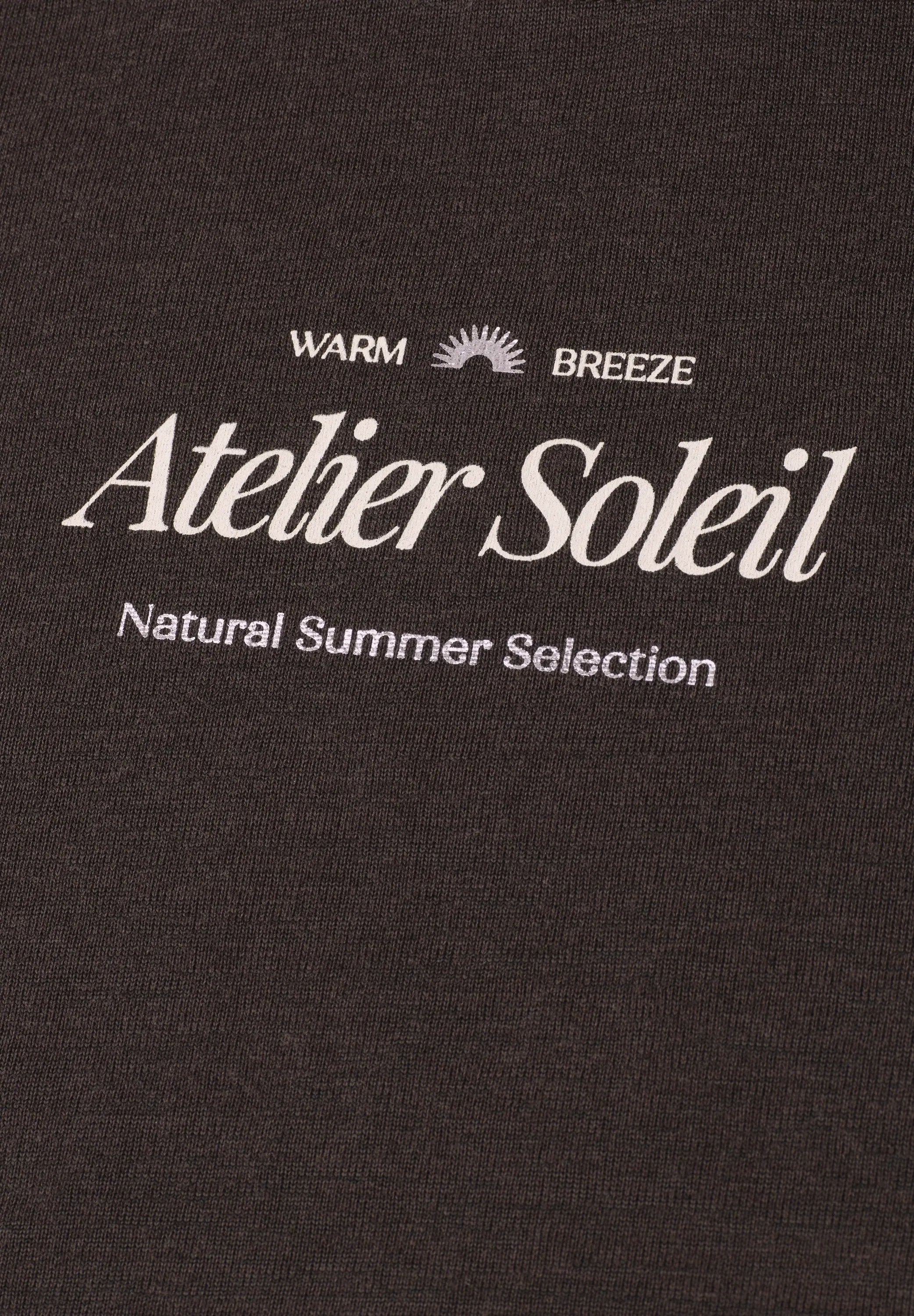 T-Shirt mit Rundhals und Wording