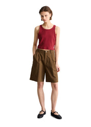 Ripp-Top slim cropped