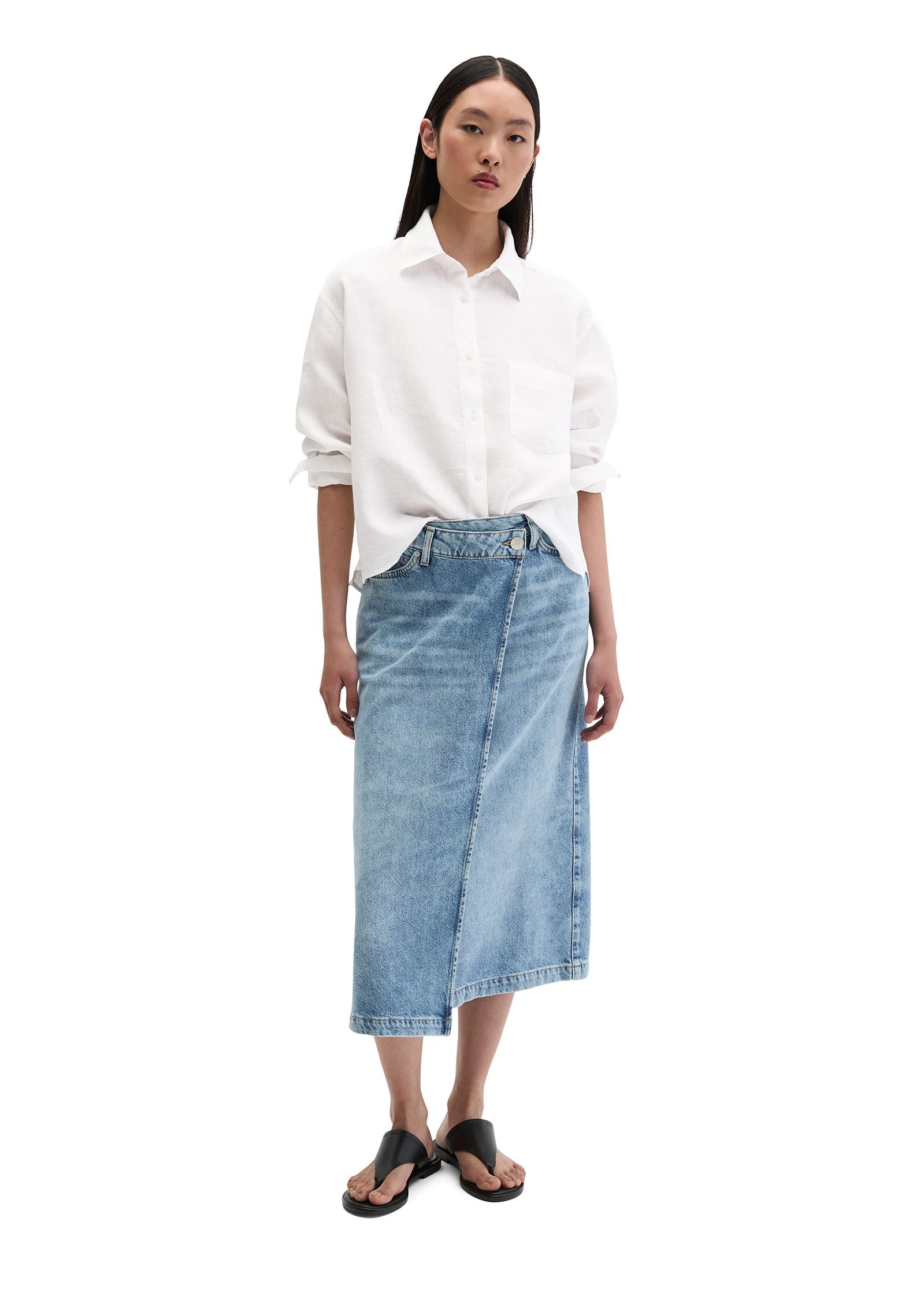 Jeansrock Midi
