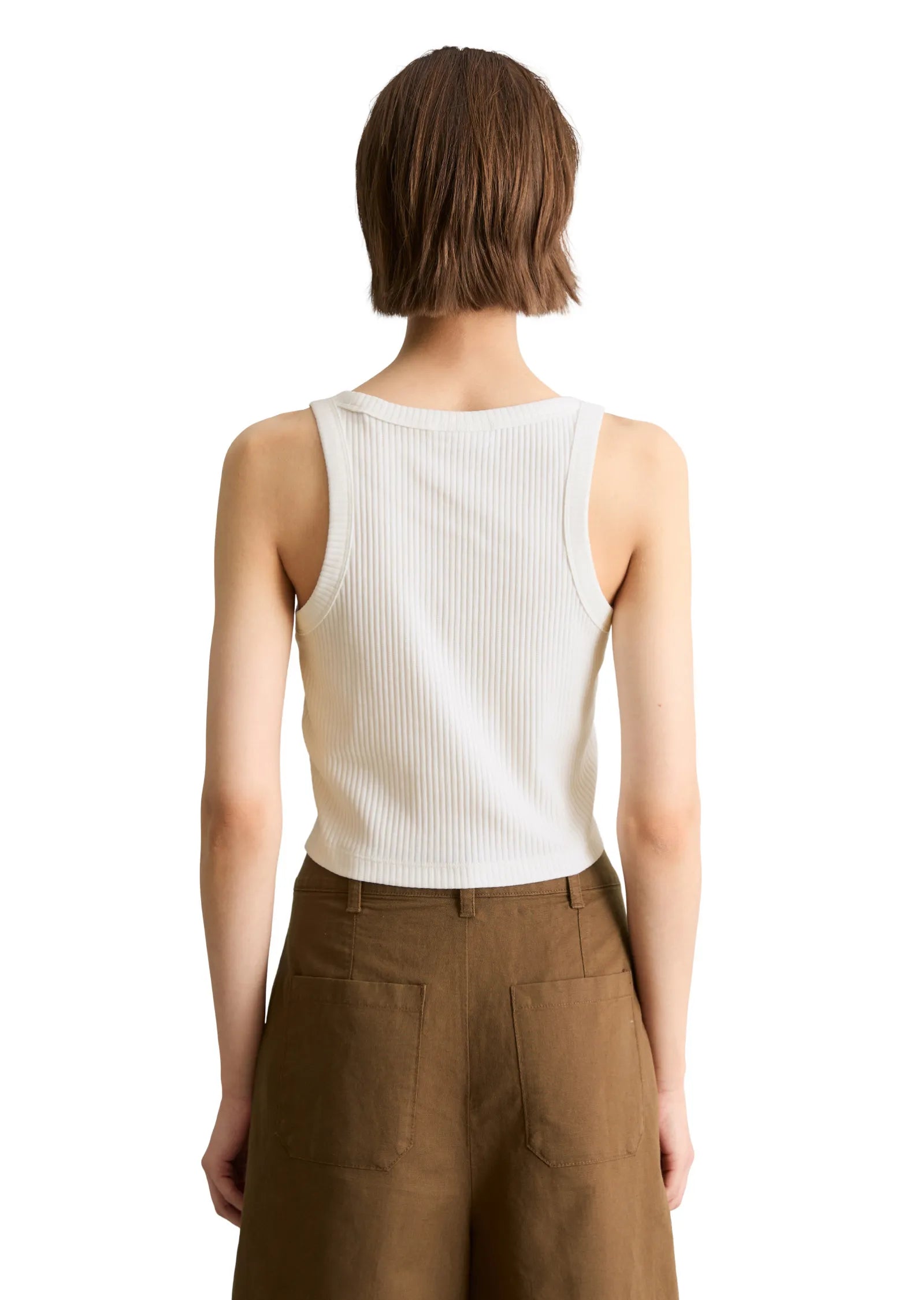 Ripp-Top slim cropped