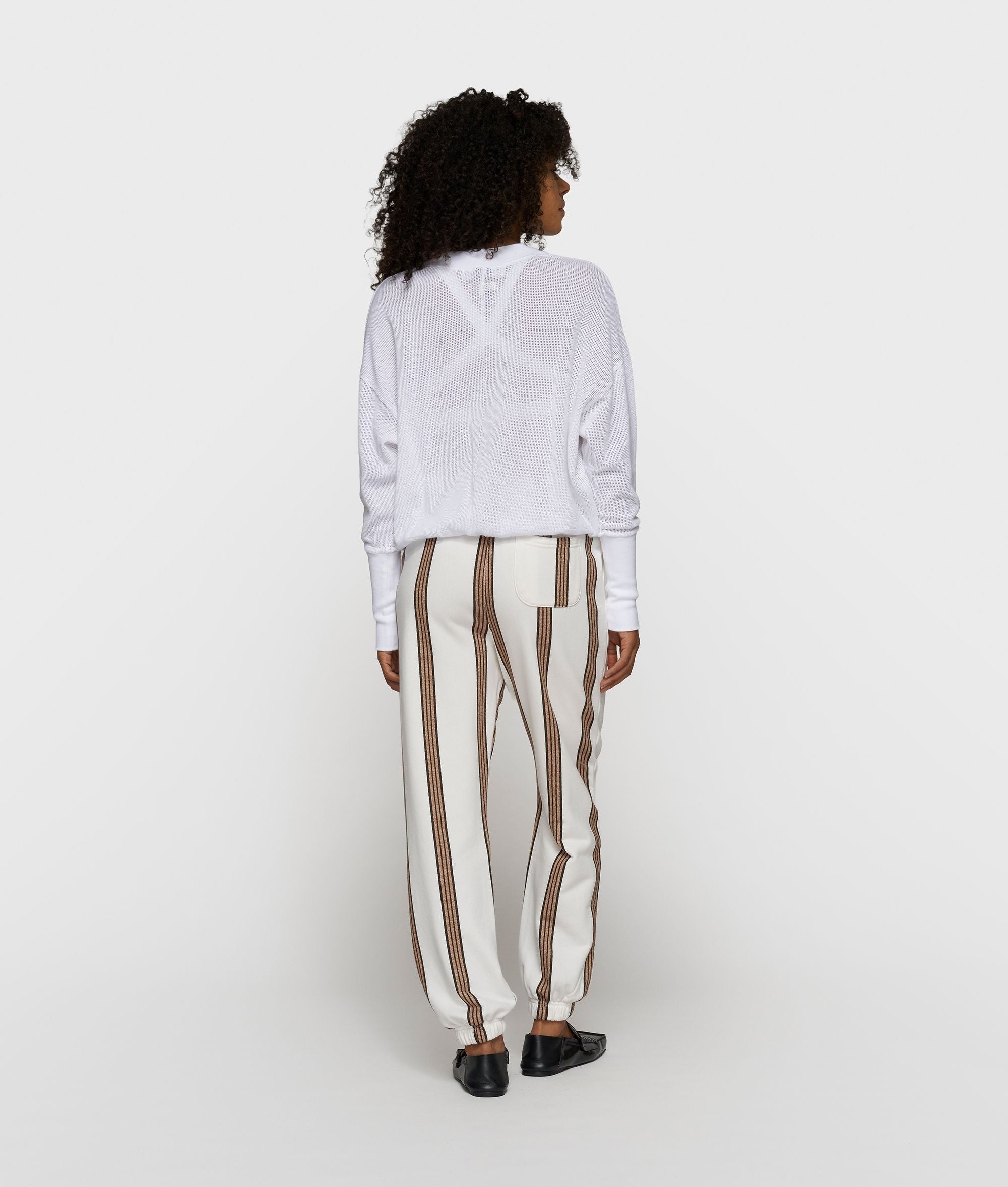 Strick-Cardigan aus Baumwoll-Mesh