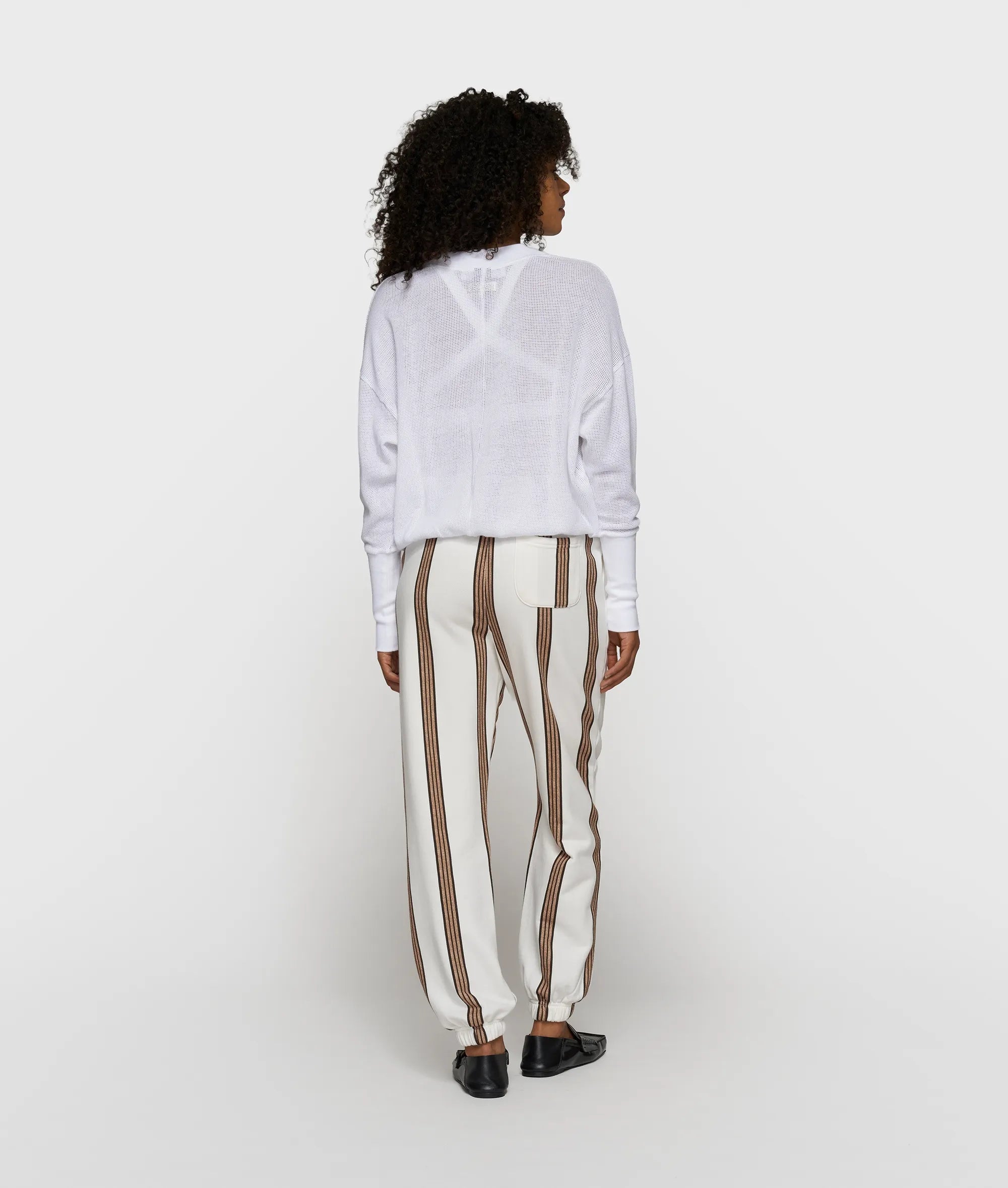 Strick-Cardigan aus Baumwoll-Mesh
