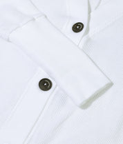 Strick-Cardigan aus Baumwoll-Mesh