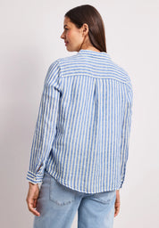 Leinenbluse gestreift
