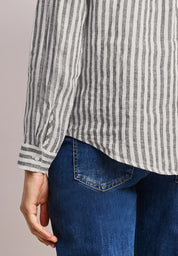 Leinenbluse gestreift