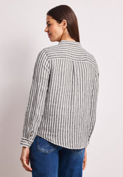 Leinenbluse gestreift