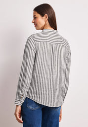 Leinenbluse gestreift