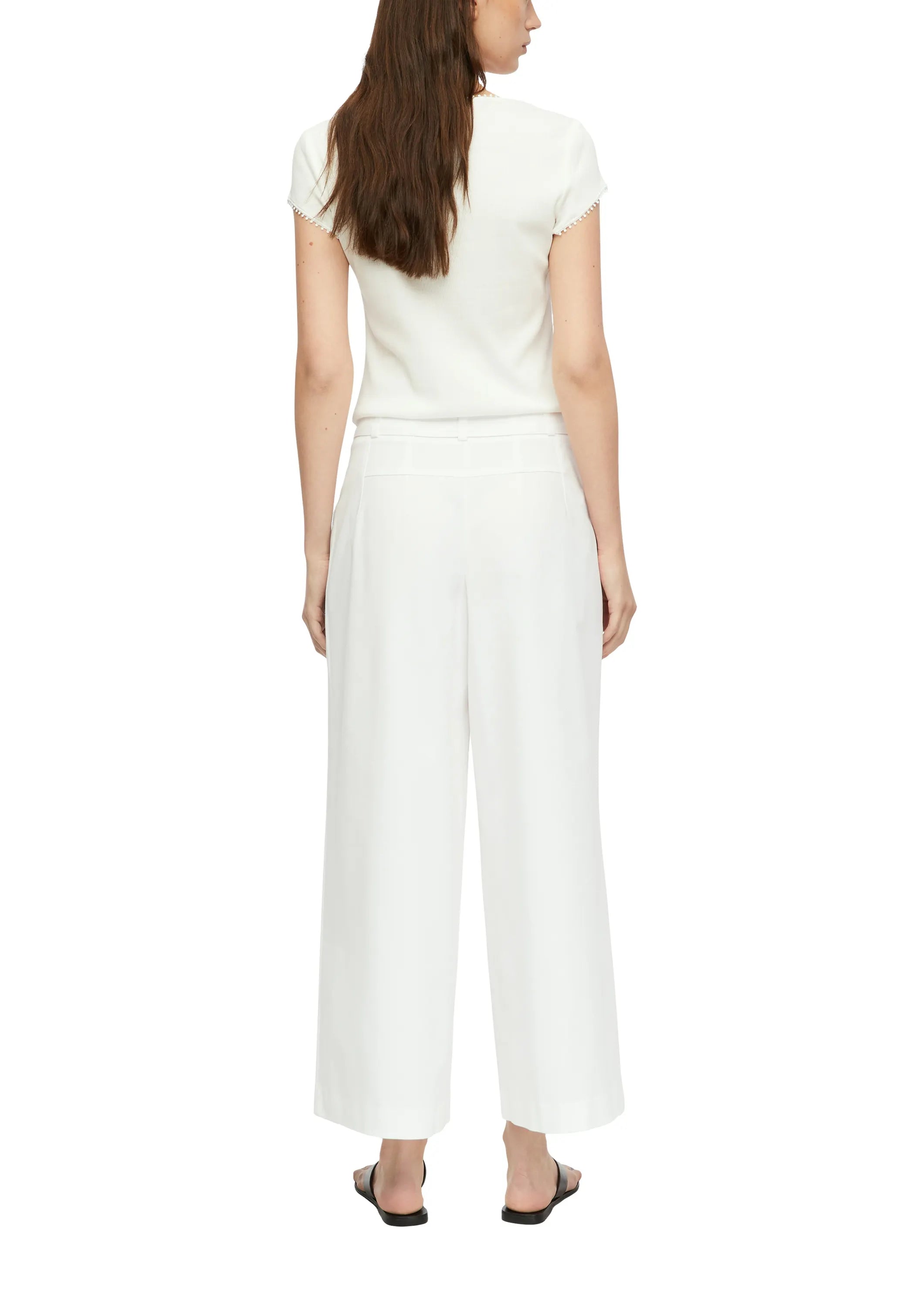 Bundfaltenhose Wide Leg