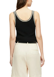 Stricktanktop aus Viskosemix