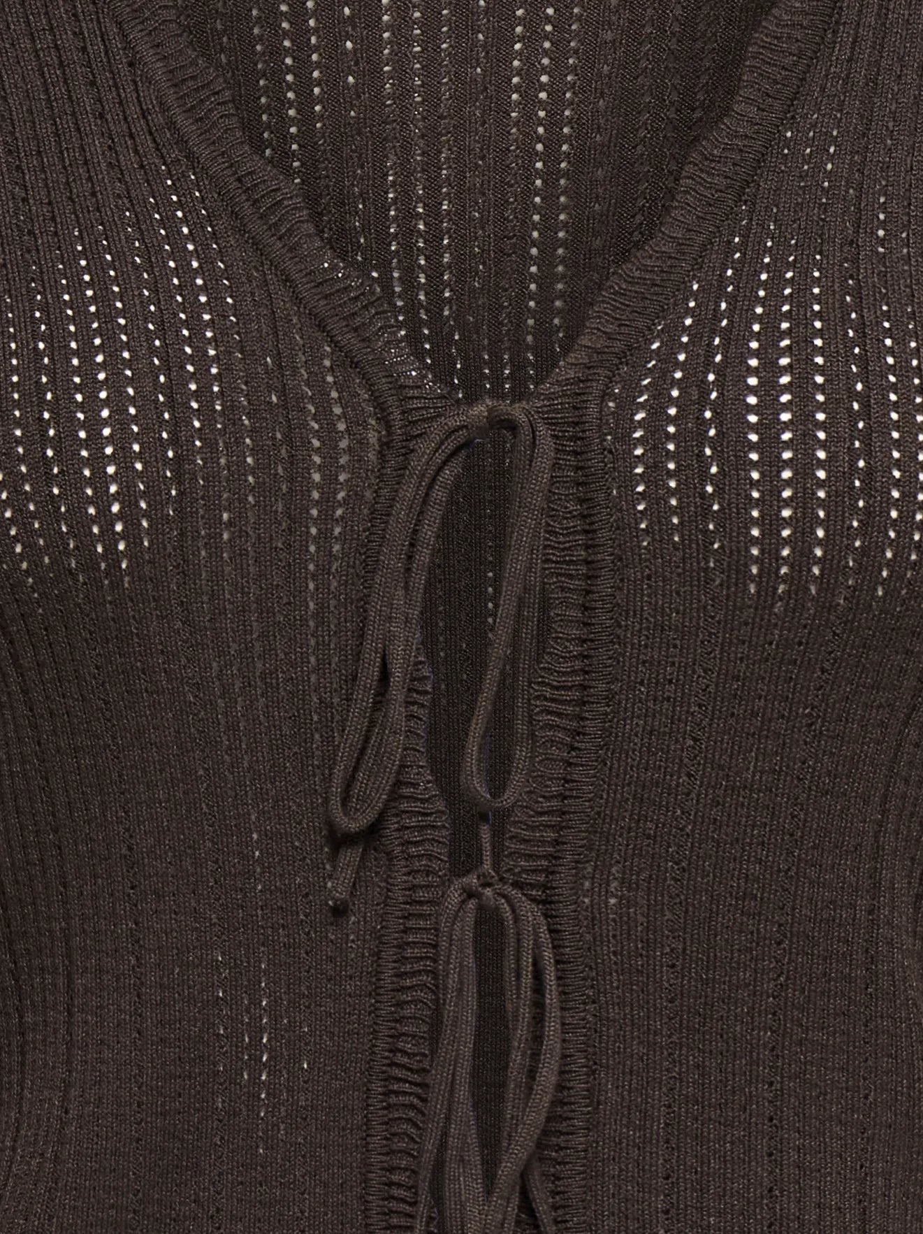 Strick-Cardigan aus Viskosemix