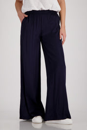 Palazzo-Hose Wide Leg in Satinoptik