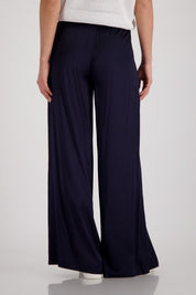 Palazzo-Hose Wide Leg in Satinoptik