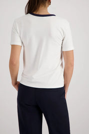 T-Shirt Regular Fit aus Viskose