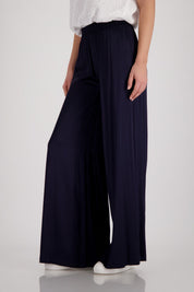 Palazzo-Hose Wide Leg in Satinoptik
