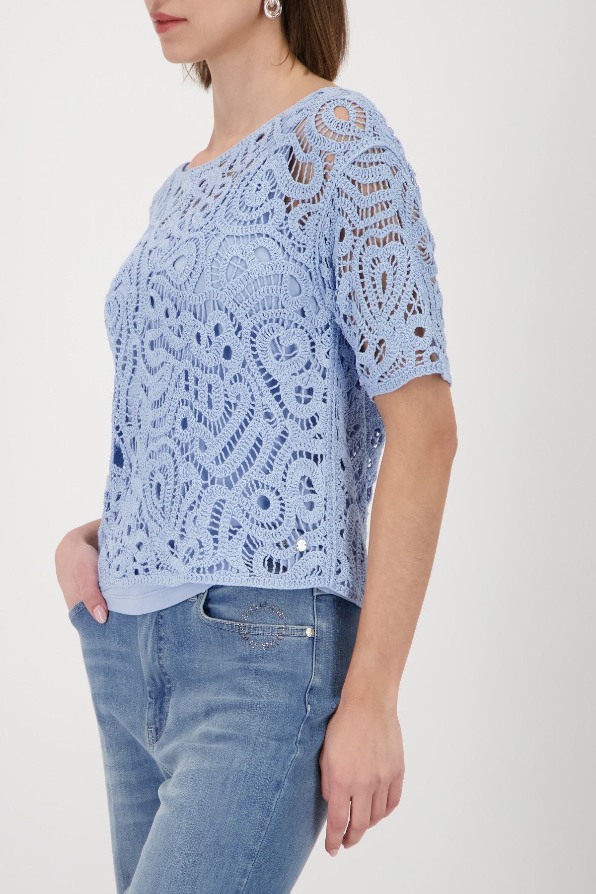 Strickpullover mi Cornelly-Muster
