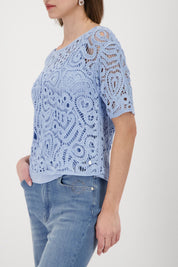 Strickpullover mi Cornelly-Muster