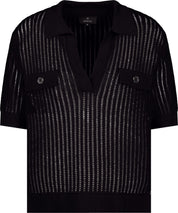 Strick-T-Shirt aus Viskose