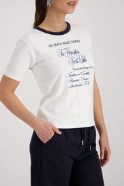 T-Shirt Regular Fit aus Viskose