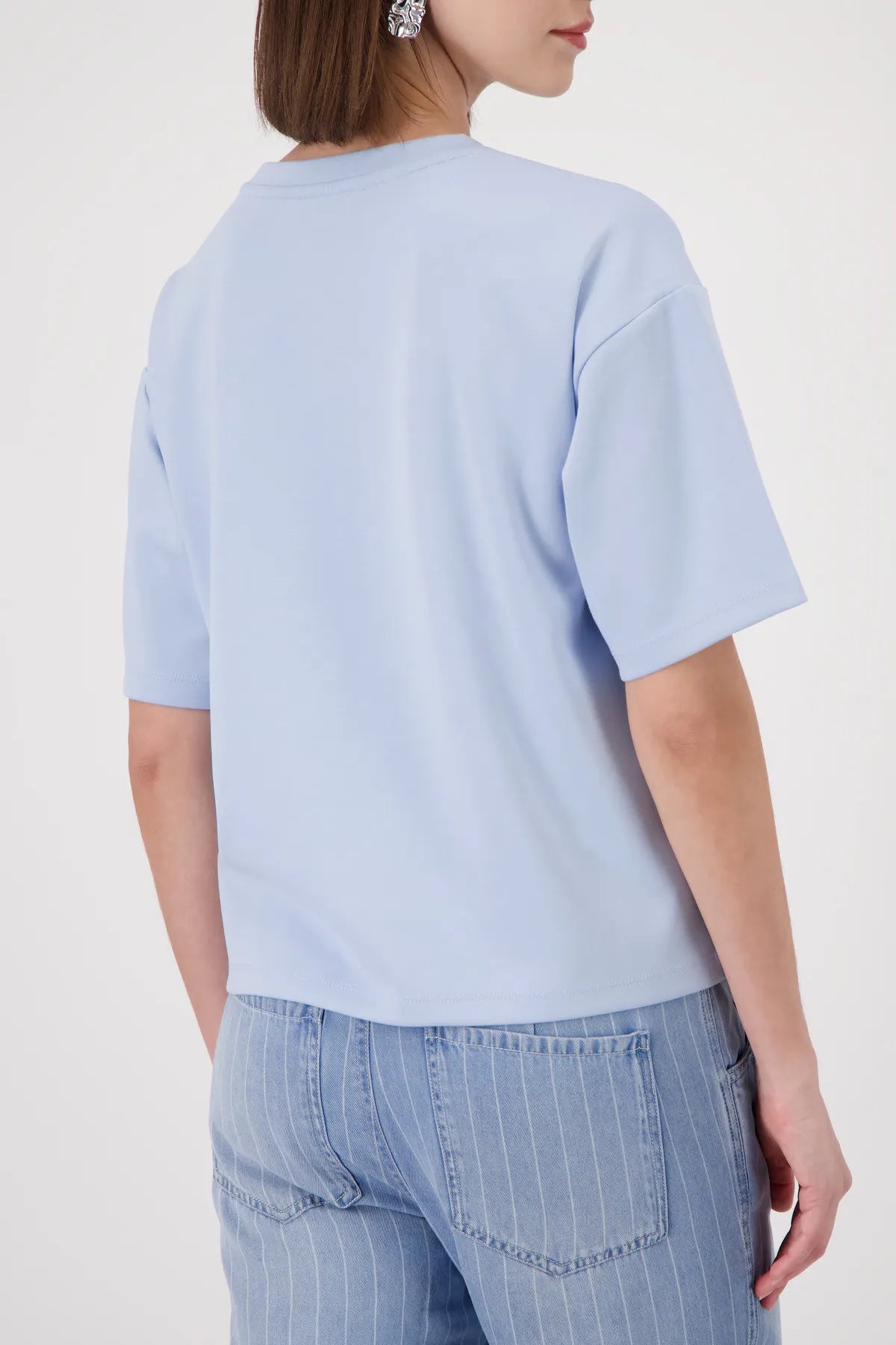 T-Shirt mit Prägedruck