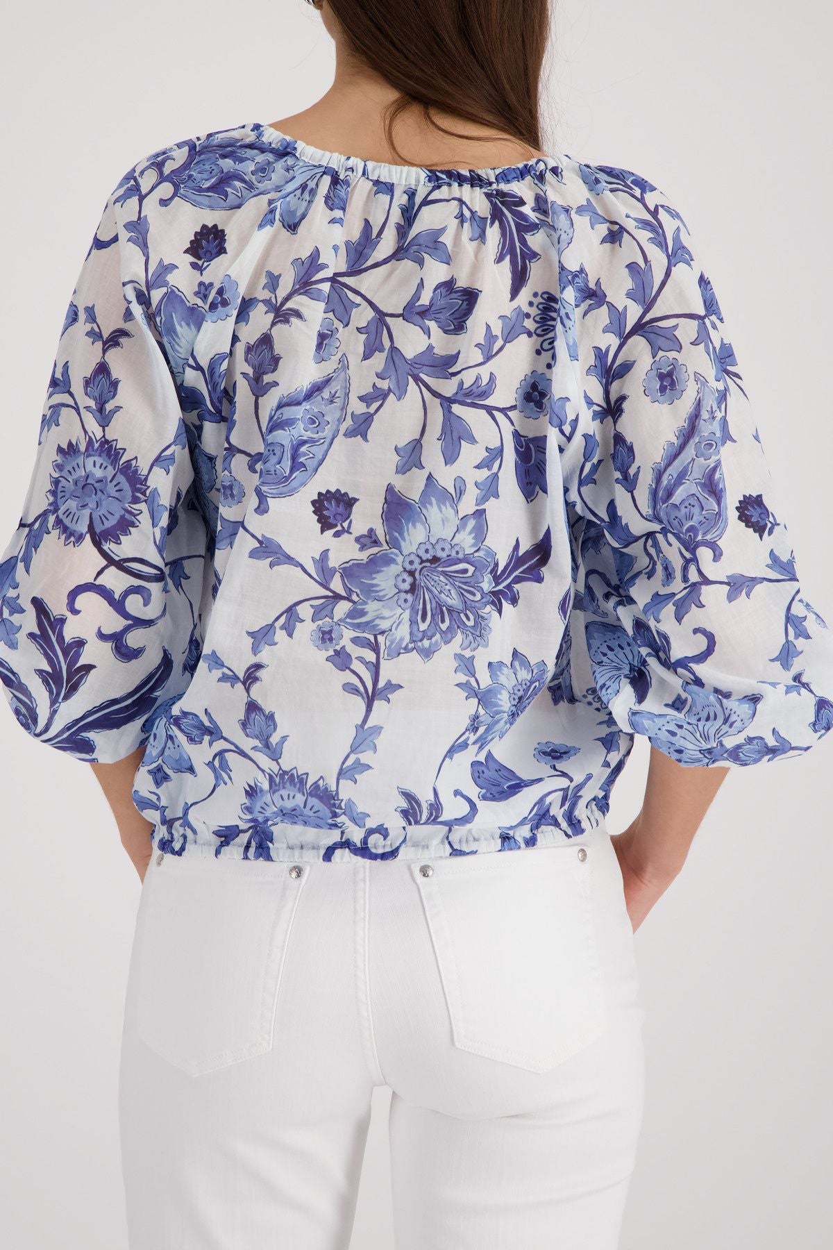 Bluse mit Blumenmuster