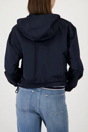 Nylon-Jacke mit Kapuze