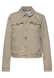 Jeansjacke im Colored-Denim-Look
