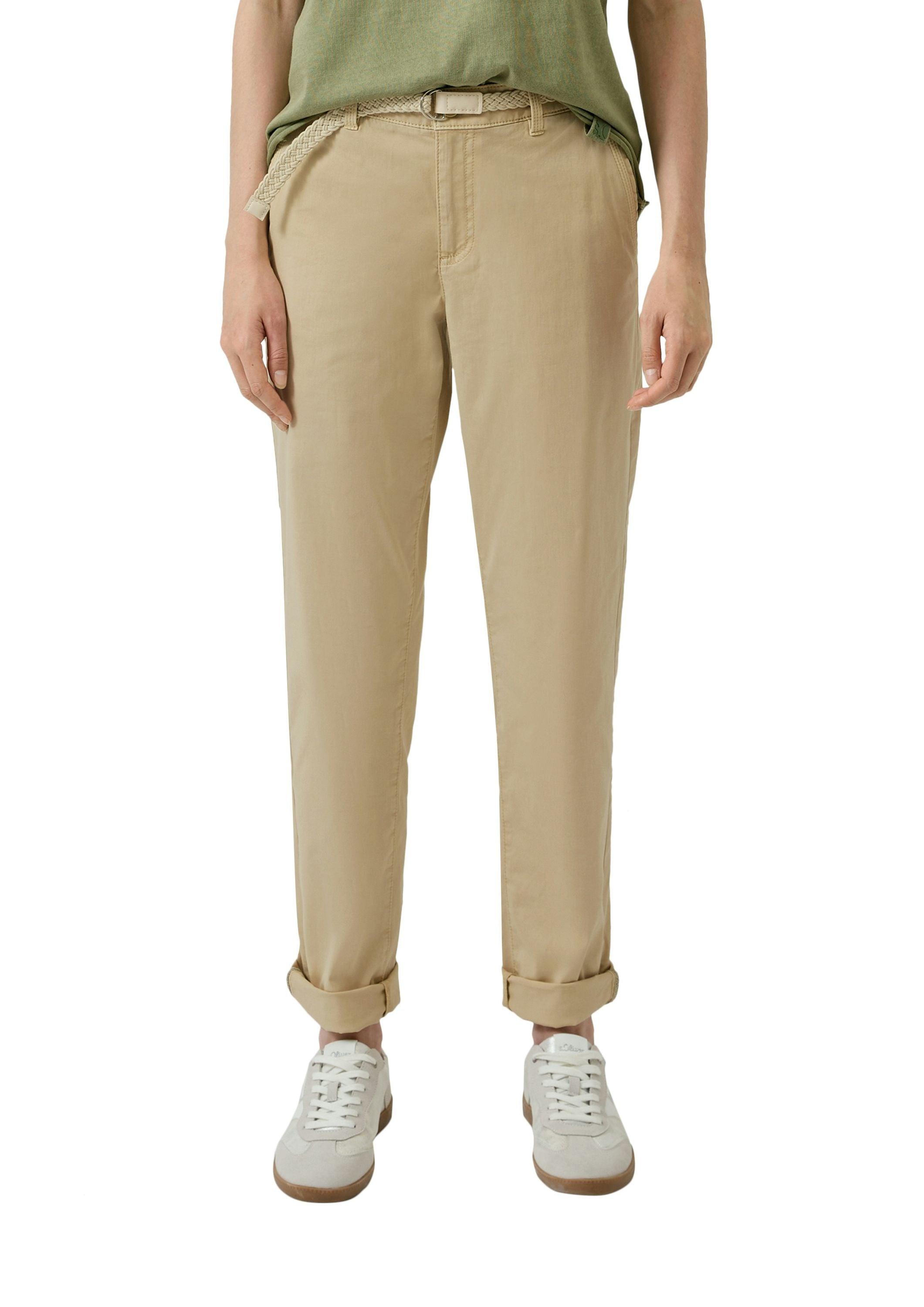 Chino Regular Fit aus Baumwollmix