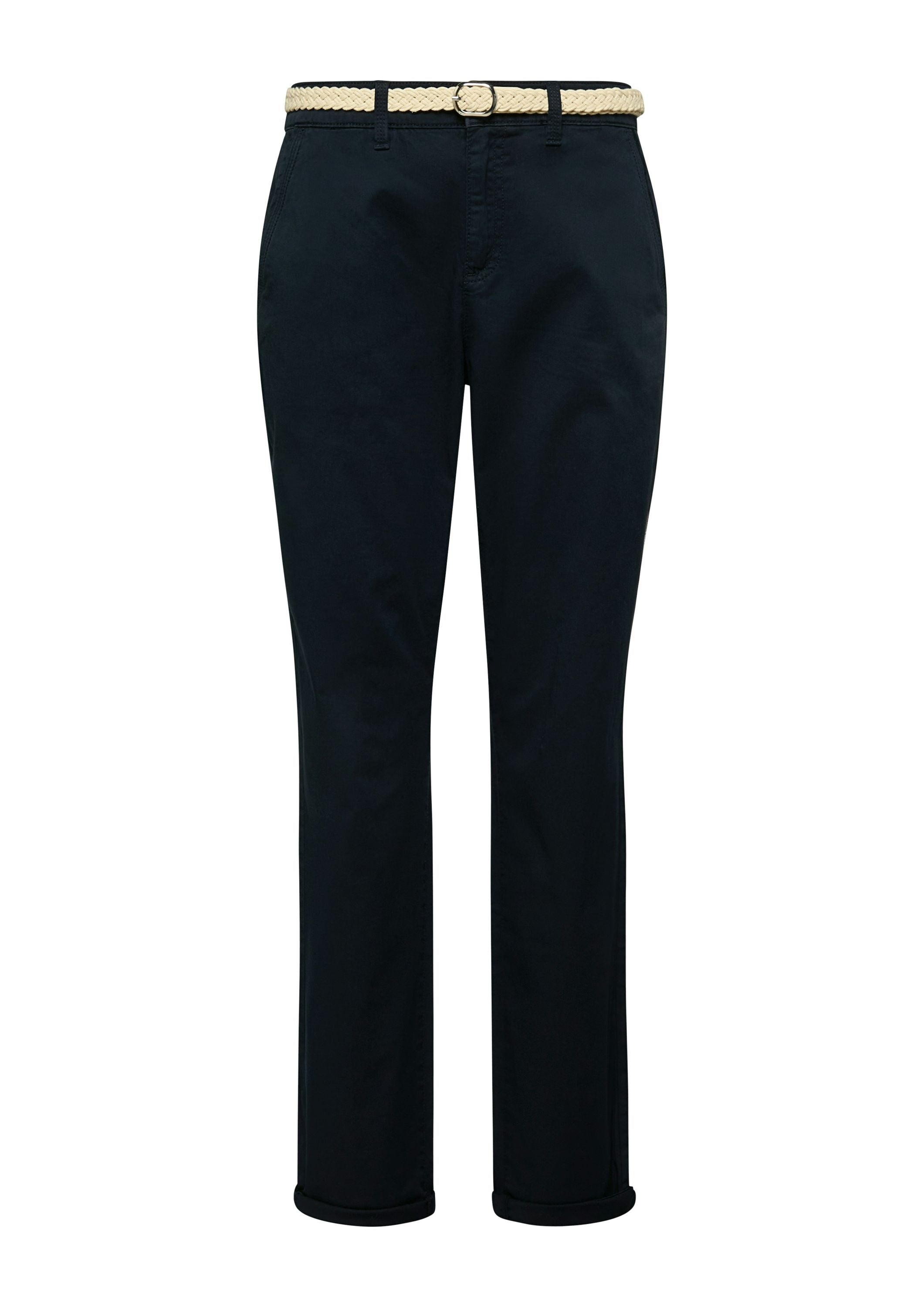 Chino Regular Fit aus Baumwollmix