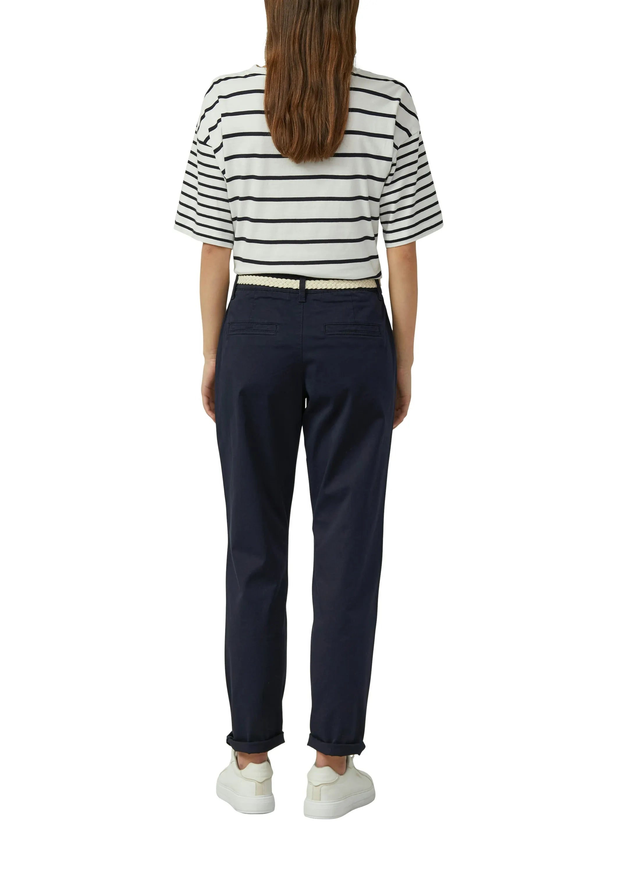 Chino Regular Fit aus Baumwollmix