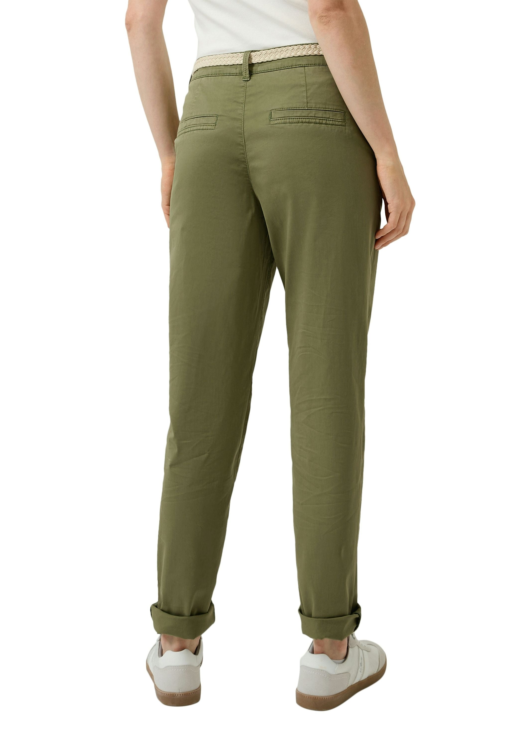 Chino Regular Fit aus Baumwollmix