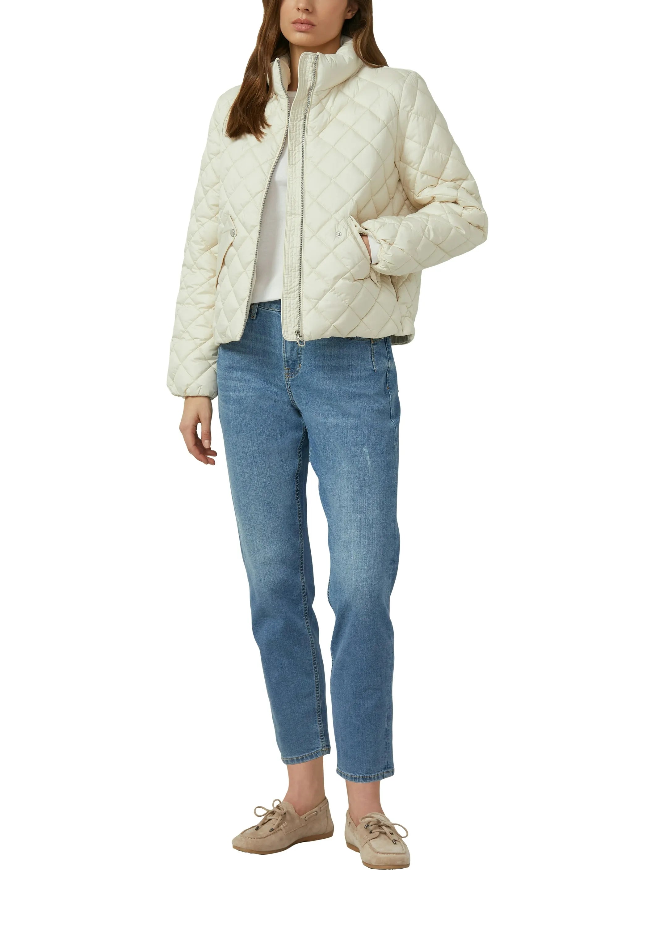 Steppjacke mit Stehkragen