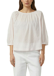 Bluse Relaxed Fit aus Baumwollmix