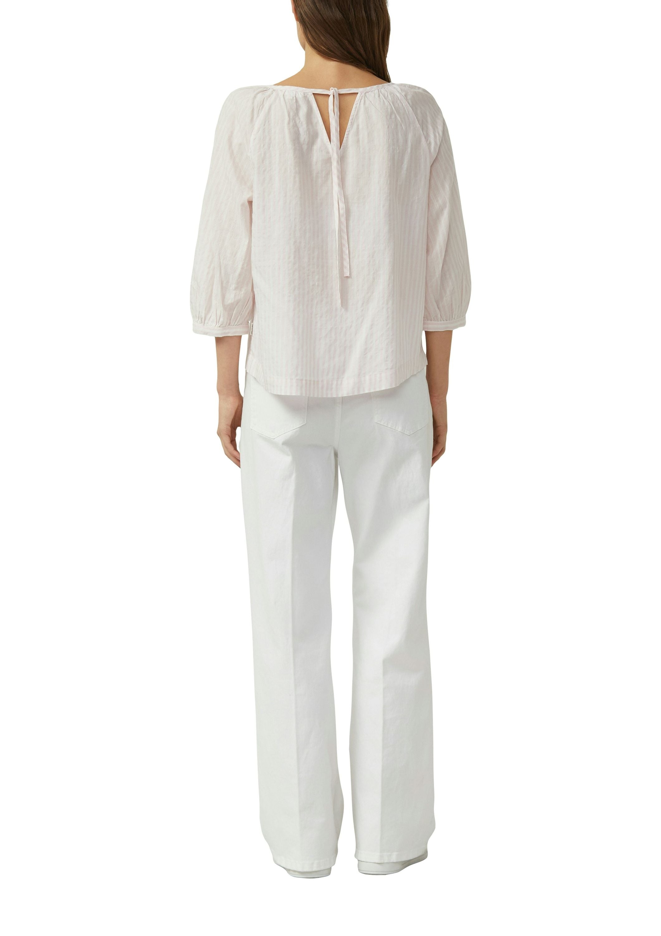 Bluse Relaxed Fit aus Baumwollmix