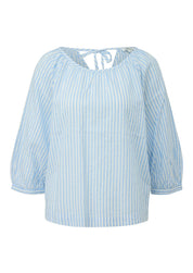 Bluse Relaxed Fit aus Baumwollmix