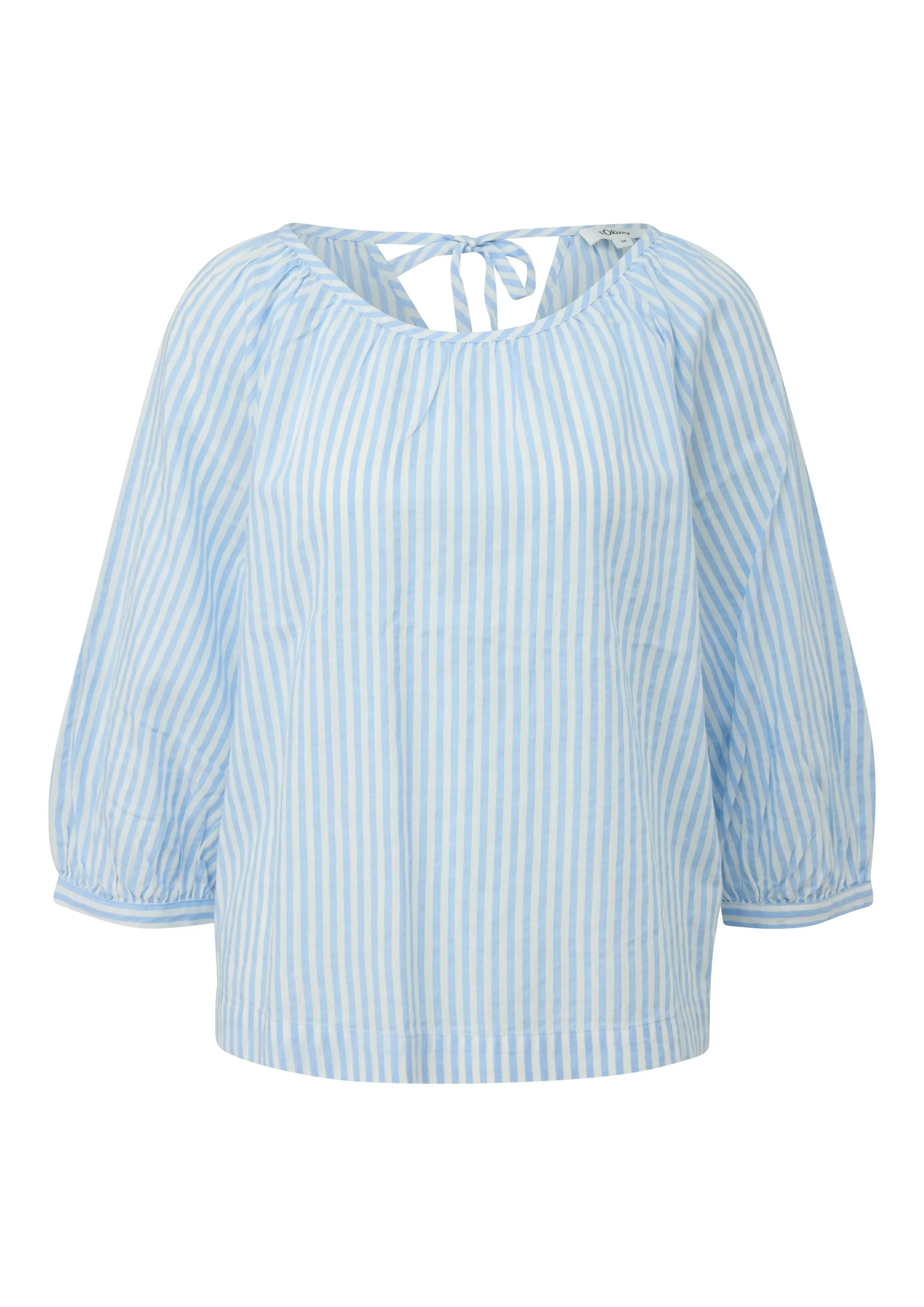 Bluse Relaxed Fit aus Baumwollmix