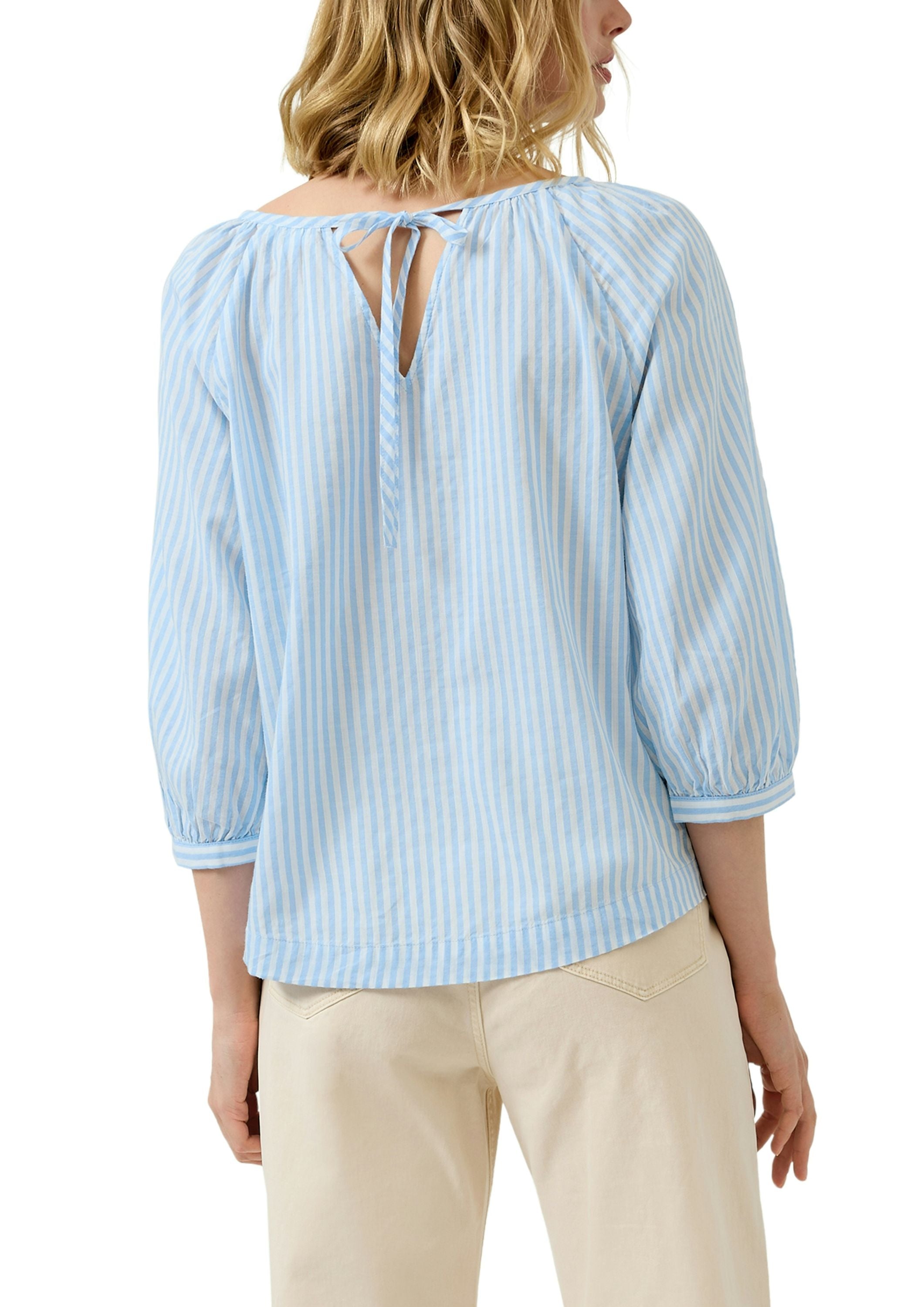 Bluse Relaxed Fit aus Baumwollmix